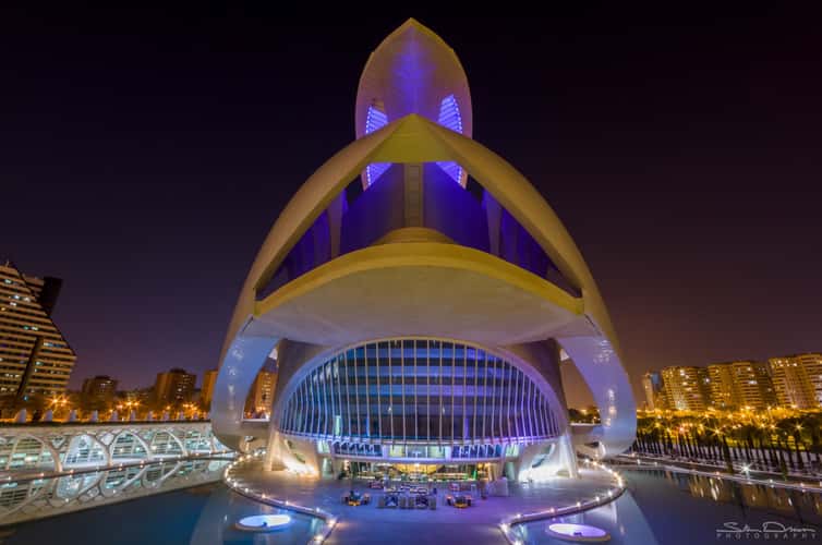 Palace of Arts, front view, Valencia