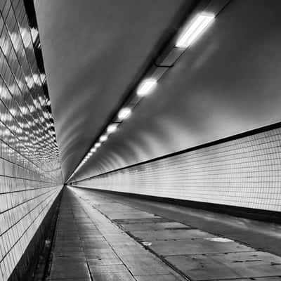 Pedestrian tunnel, Antwerp, Belgium