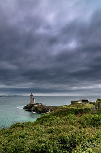 Phare du Petit Minou in the evening sun