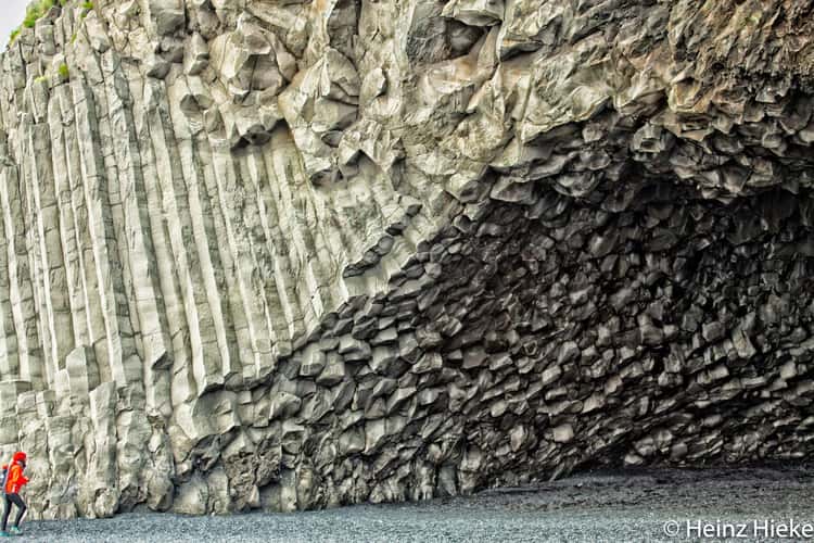 Reynisdrangar, the black basalt sea stacks near Vik