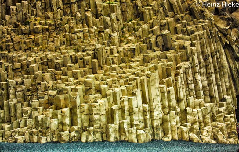 Reynisdrangar, the black basalt sea stacks near Vik