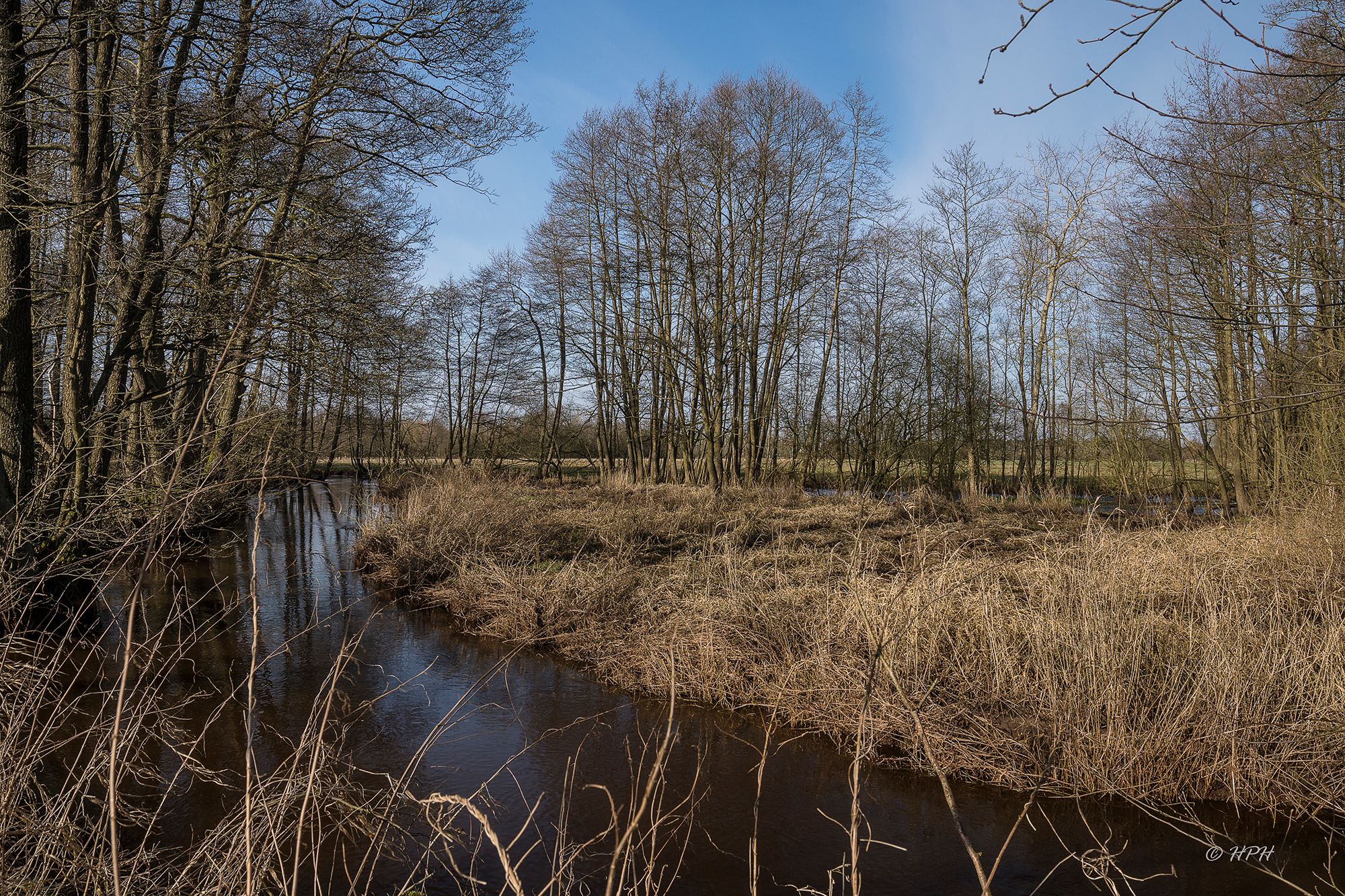 River Wümme near Königsmoor, Germany
