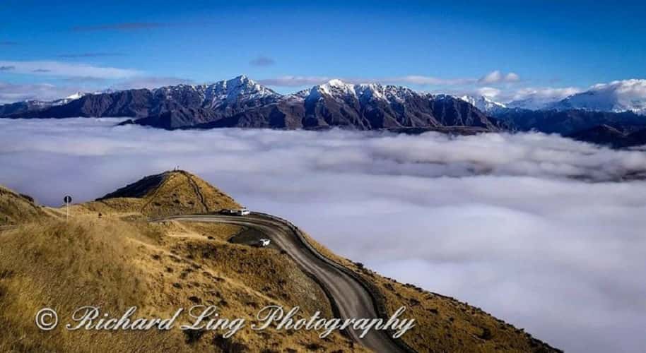 Road to Remarkables Ski Field