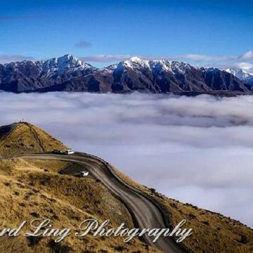 Road to Remarkables Ski Field, New Zealand