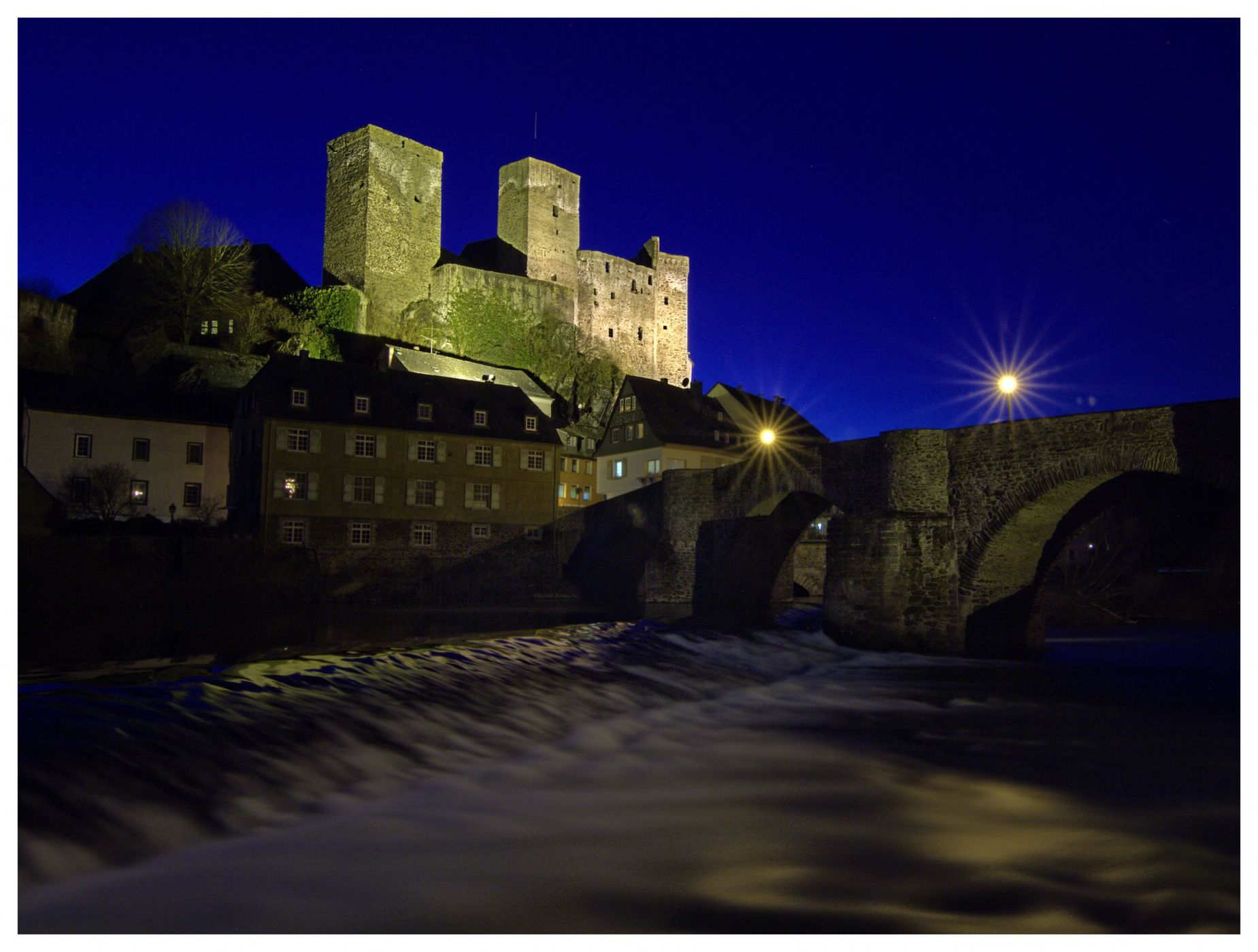Runkel Castle above the Lahn, Germany