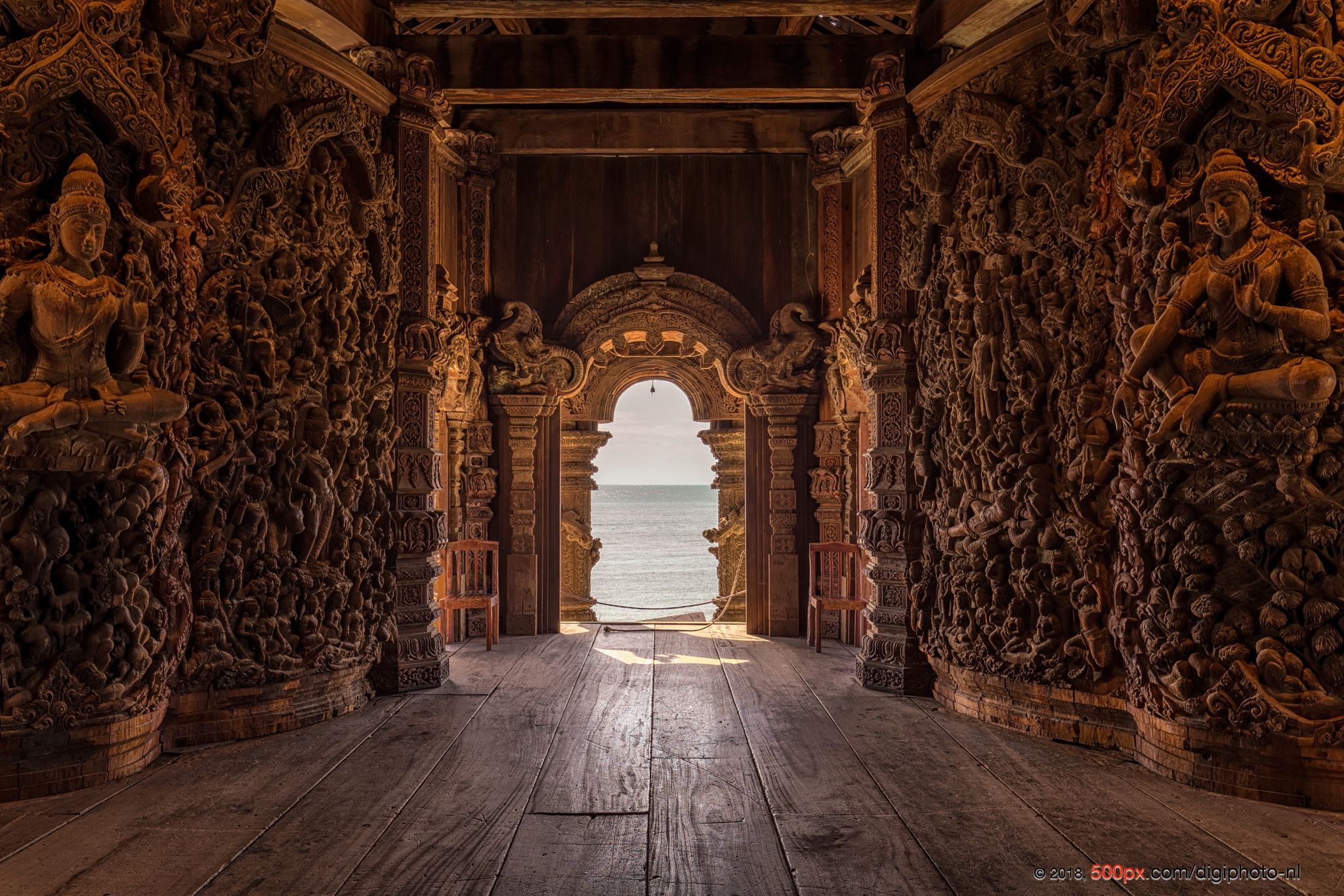 Sanctuary of truth in Pattaya, Thailand