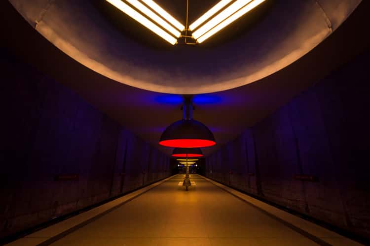 Metro station Westfriedhof, Munich
