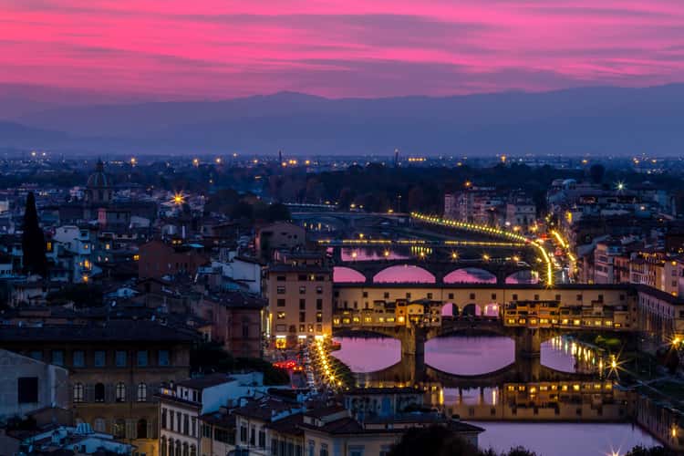 Sunset in Florence