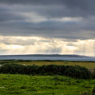 Sunset on the Aran Islands from Doolin, County Clare, Ireland