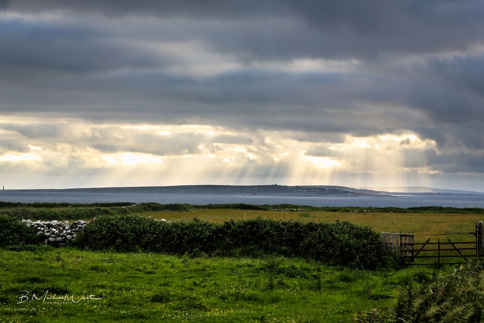 Sunset on the Aran Islands from Doolin, County Clare, Ireland