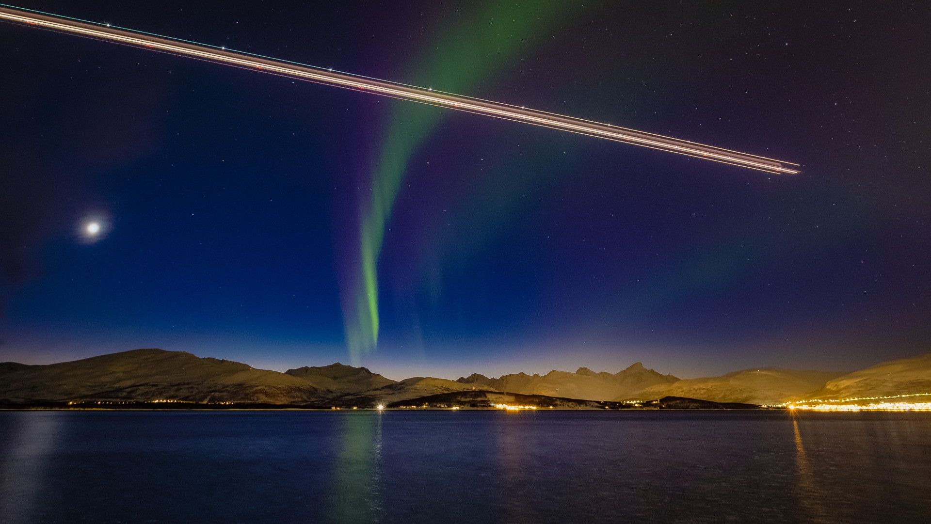 Northern Lights at Telegrafbukta, Norway