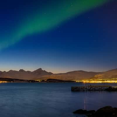 Northern Lights at Telegrafbukta, Norway