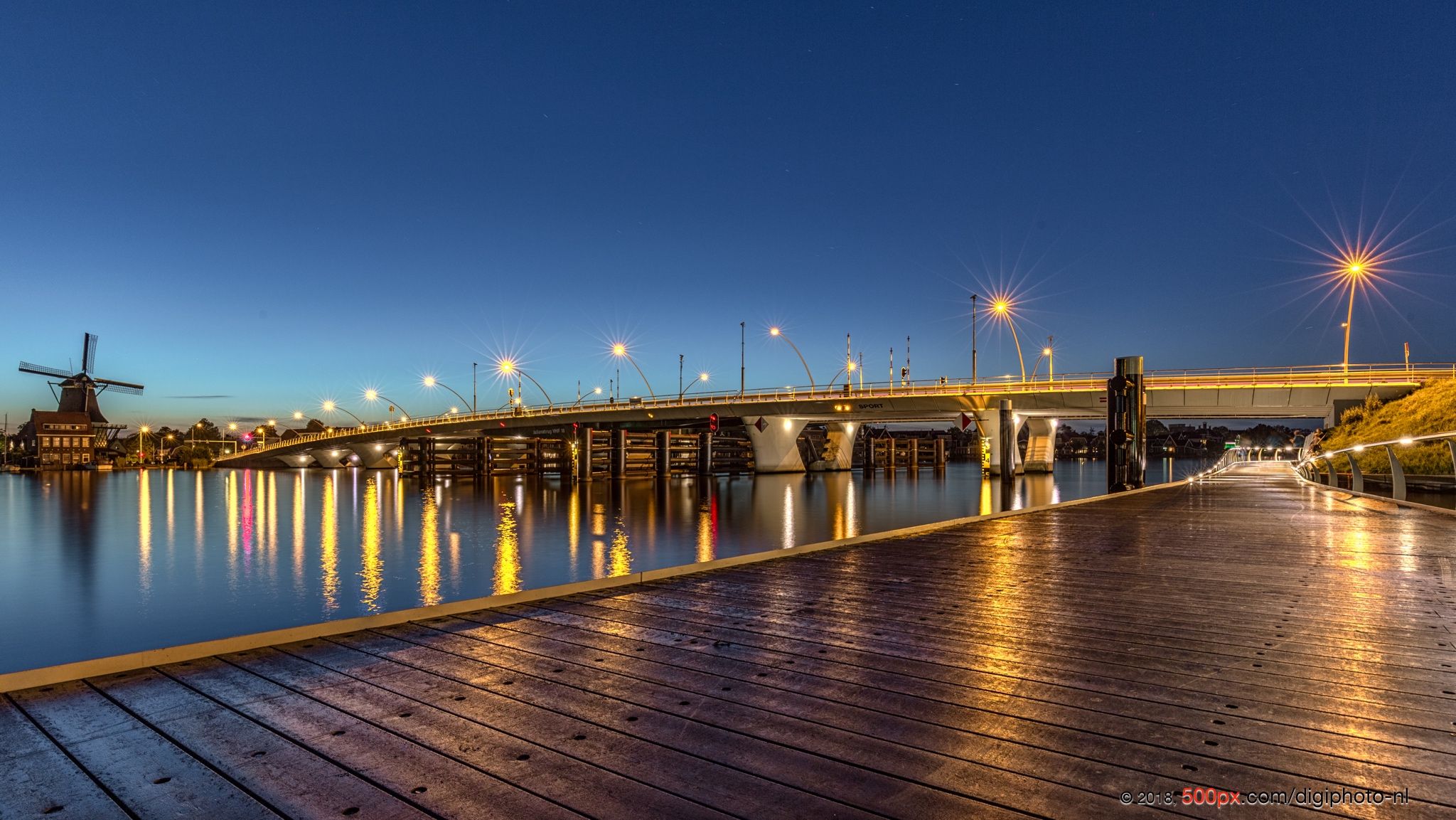 The bridge over the 'zaan, Netherlands