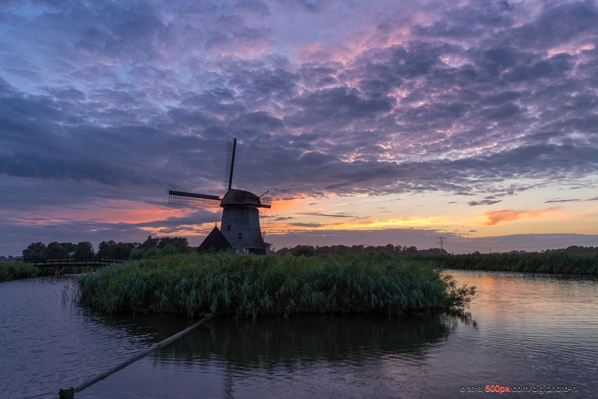 The windmills, Netherlands