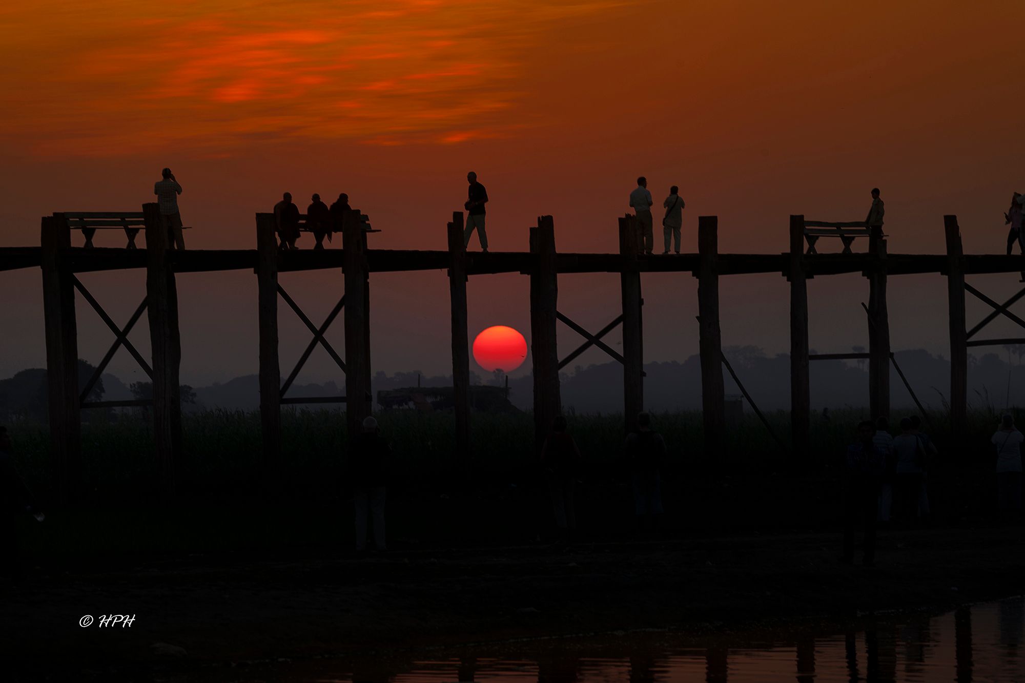 U Bein Bridge, Myanmar
