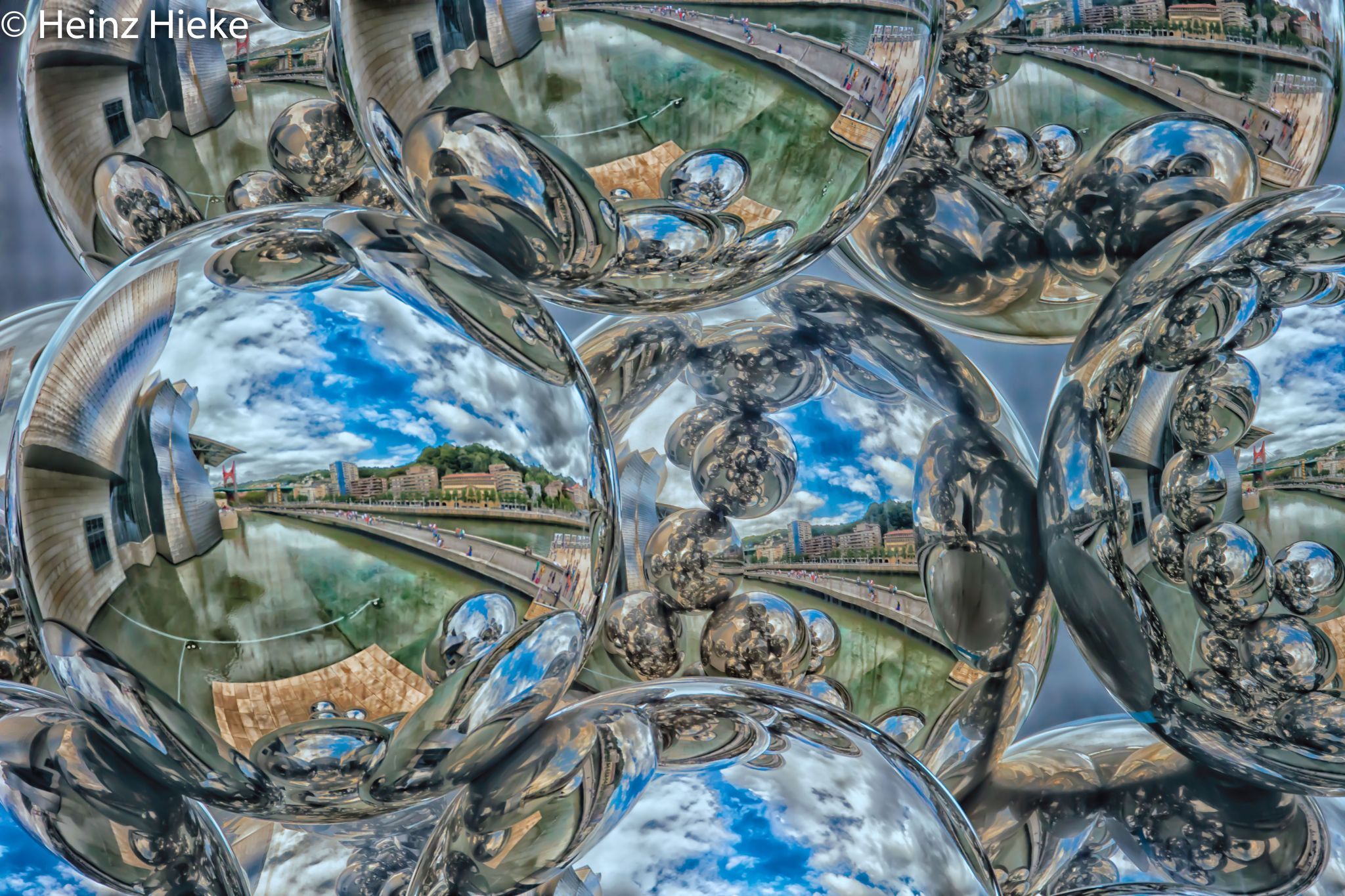 View of Guggenheim Museum, Spain