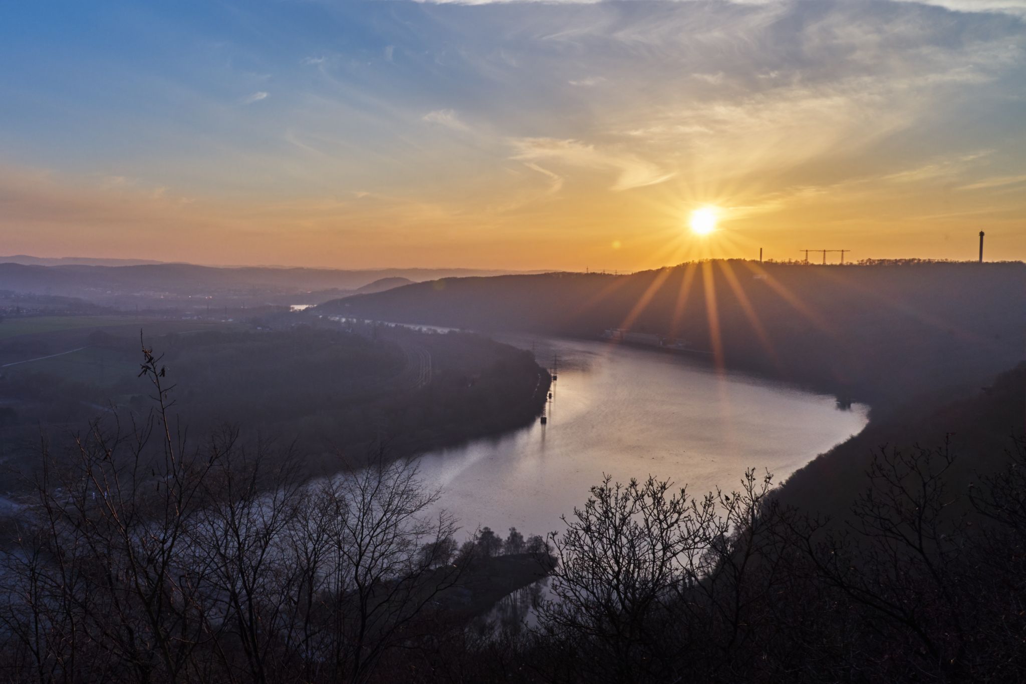View over the Ruhr-Valley, Germany