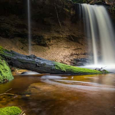 Waterfall behind the monastery, Germany