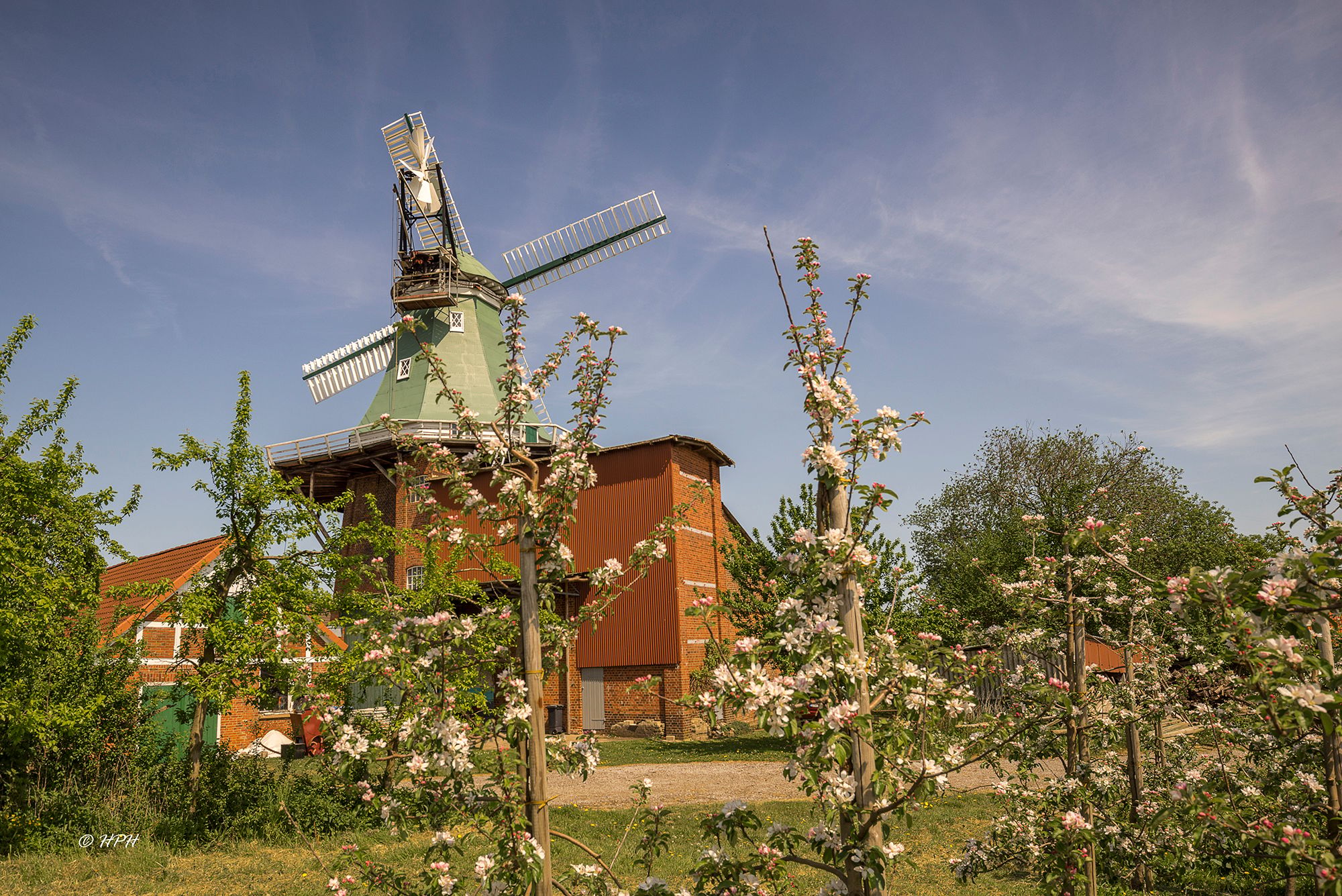 Windmill 'Venti Amica', Hollern-Twielenfleth, Germany