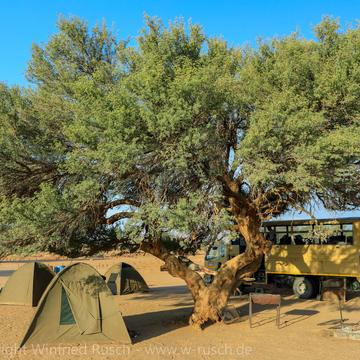 Zeltübernachtung Campingplatz Sesriem, Namibia