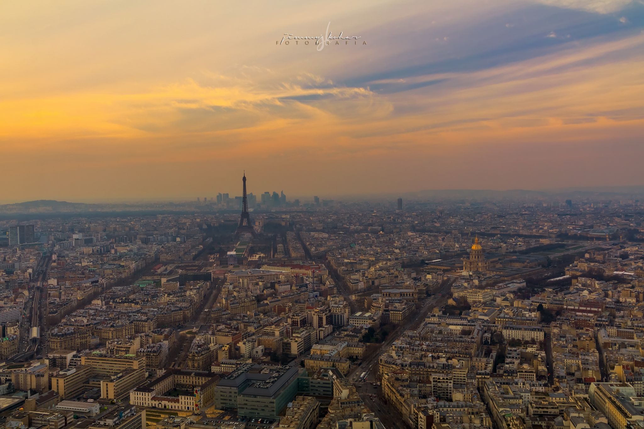 56th floor of Tour Montparnasse (indoors 1 floor below), Paris, France