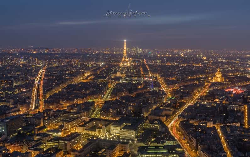 56th floor of Tour Montparnasse (indoors 1 floor below), Paris