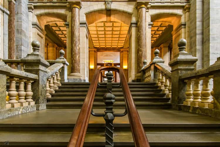 Entrance hall from the Central Station of Antwerp