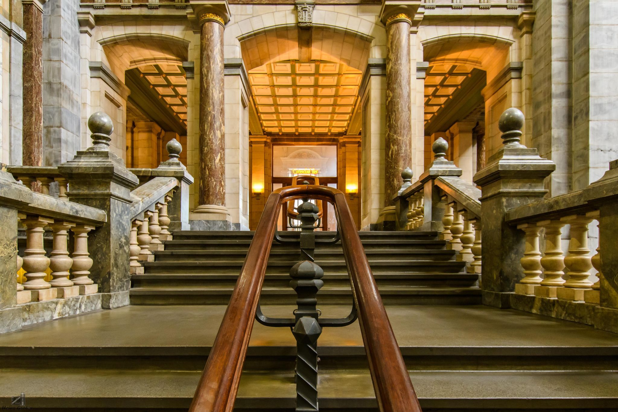Entrance hall from the Central Station of Antwerp, Belgium