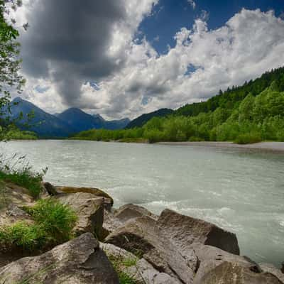 Auwaldpfad Füssen, Germany