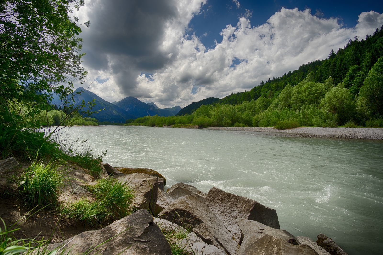 Auwaldpfad Füssen, Germany