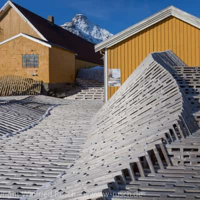 'Bathing Platform' in Nusfjord, Norway