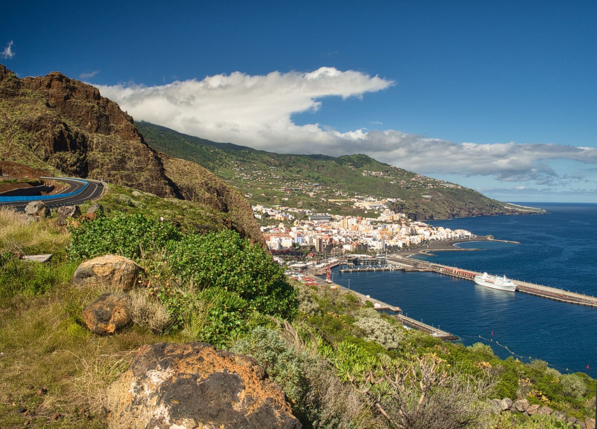 Balconies in Santa Cruz de la Palma, Spain