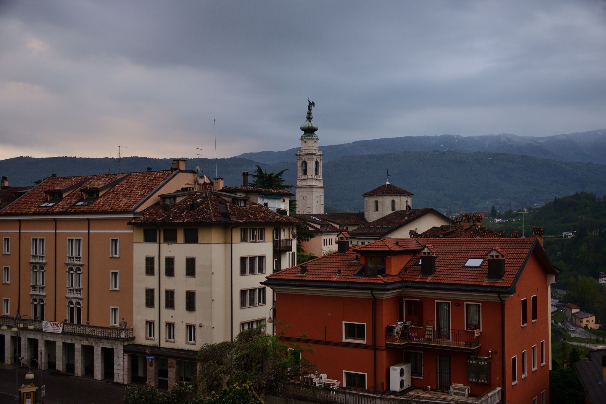 Belluno at daybreak, Italy