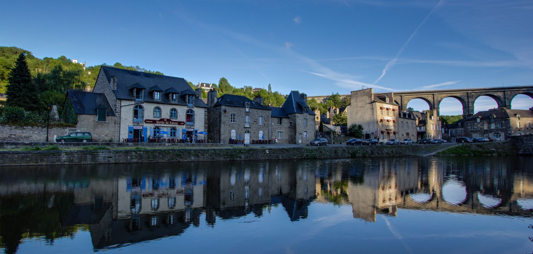 Beside the Rance at Dinan, France