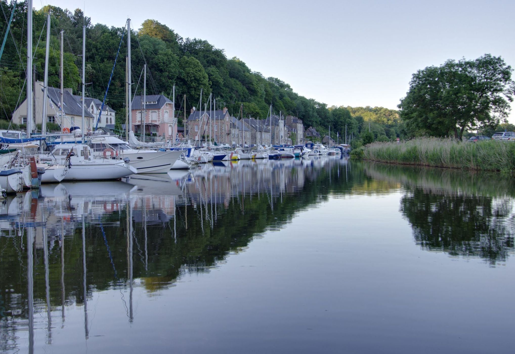 Beside the Rance at Dinan, France