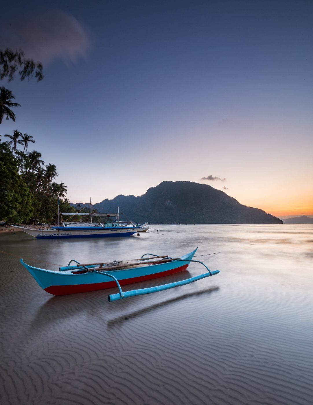 Best sunset view at El Nido, Philippines