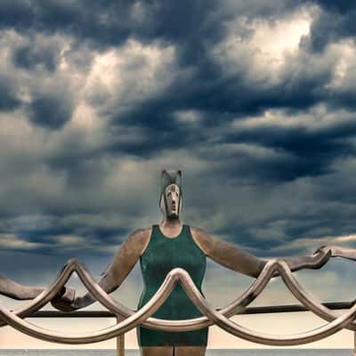 Statue of Life Savers, Adelaide, Australia