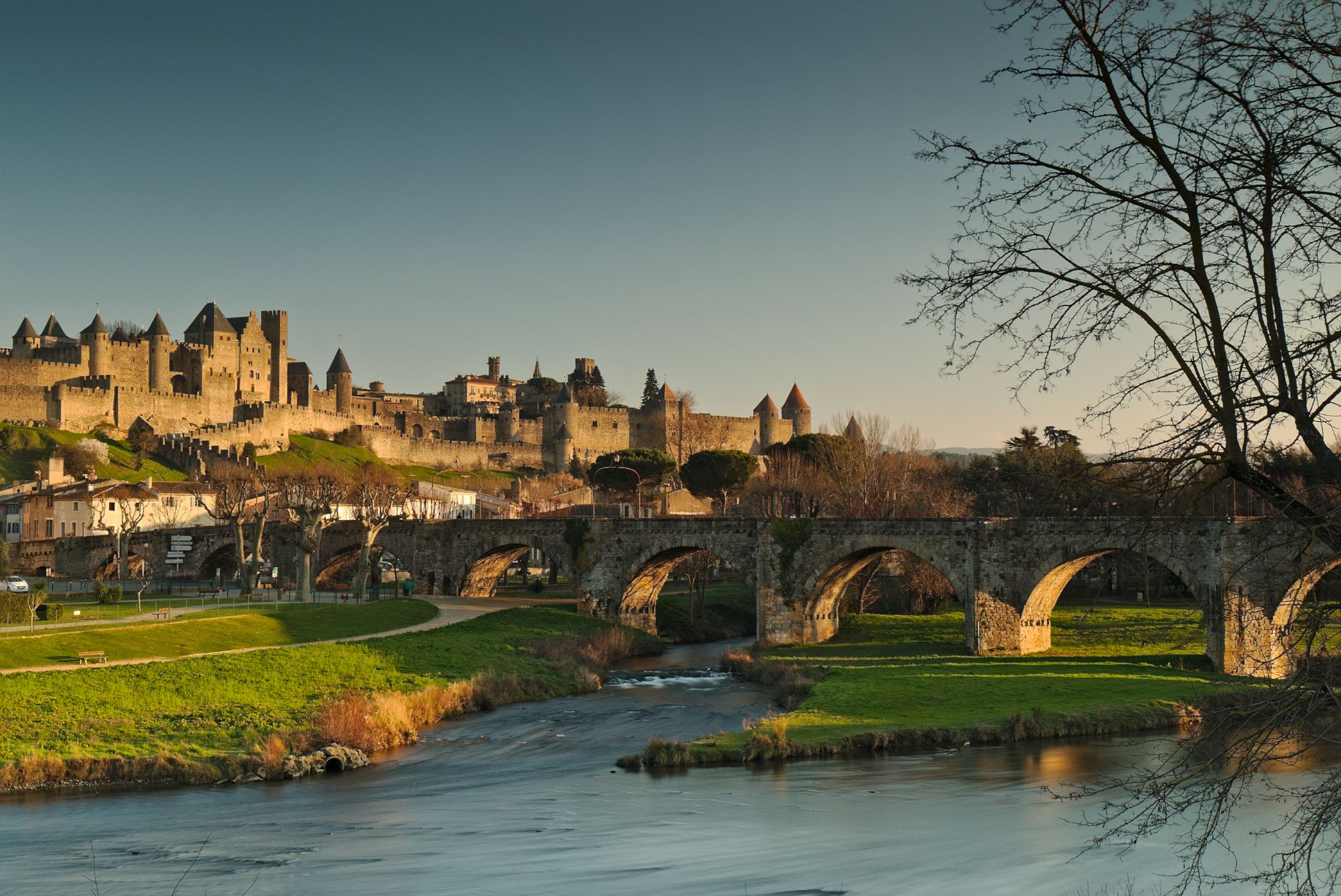Carcassonne, Pont Neuf viewpoint, France