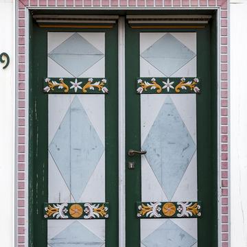 Carved Doors in Jork-Borstel, Germany