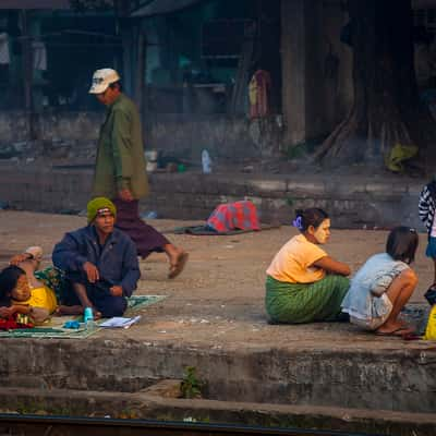 Central Railway Station, Yangon, Myanmar