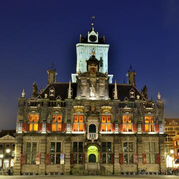 City Hall in Delft, Netherlands