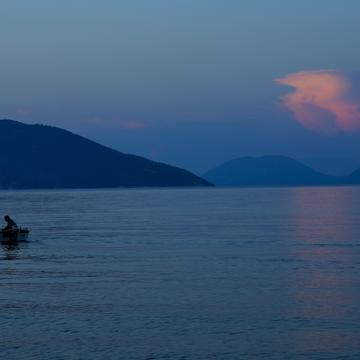Daybreak at Sami Bay, Karavomilos, Kefalonia, Greece, Greece
