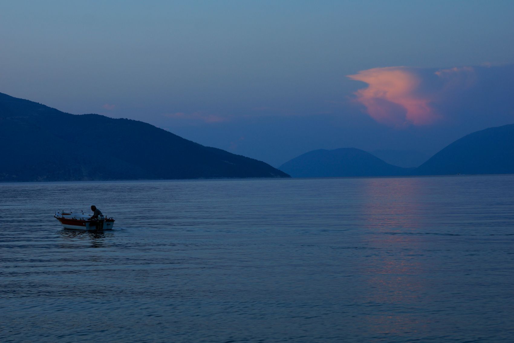 Daybreak at Sami Bay, Karavomilos, Kefalonia, Greece, Greece