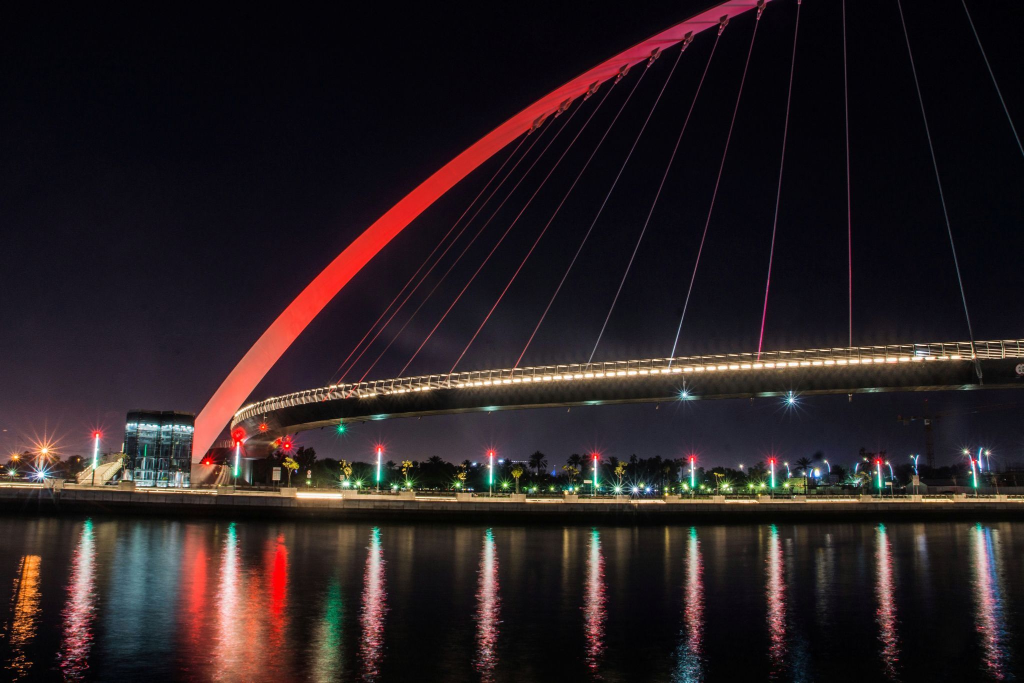 Dubai Canal Tolerance Bridge, United Arab Emirates