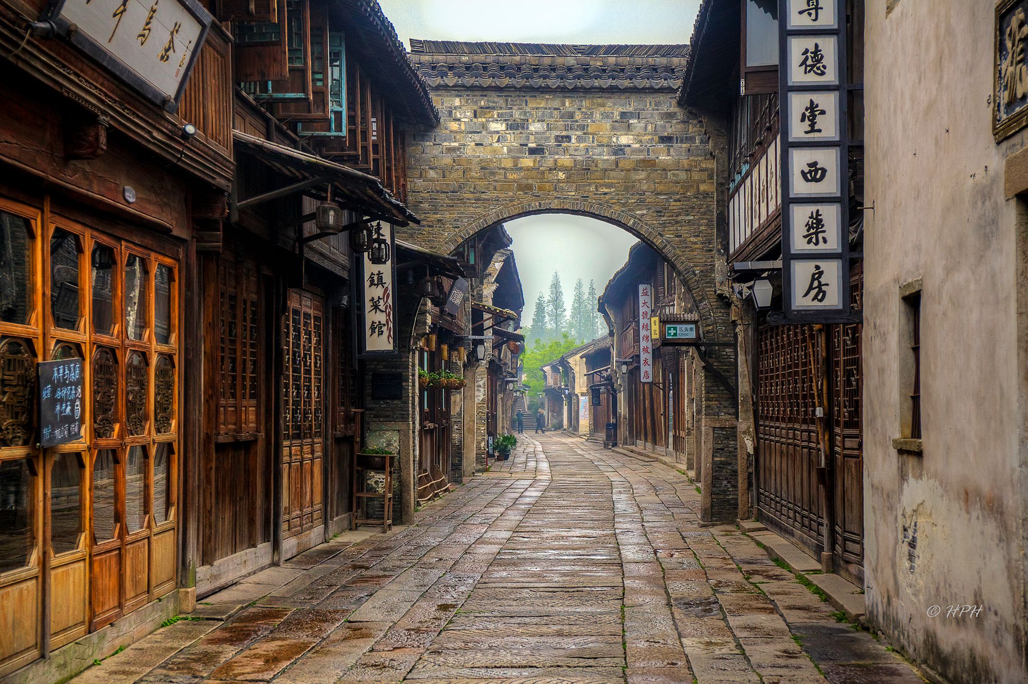 Early morning in Wuzhen, China