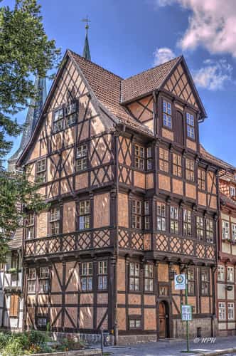Half-timbered houses in Quedlinburg