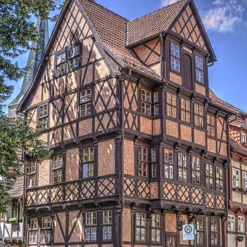 Half-timbered houses in Quedlinburg, Germany