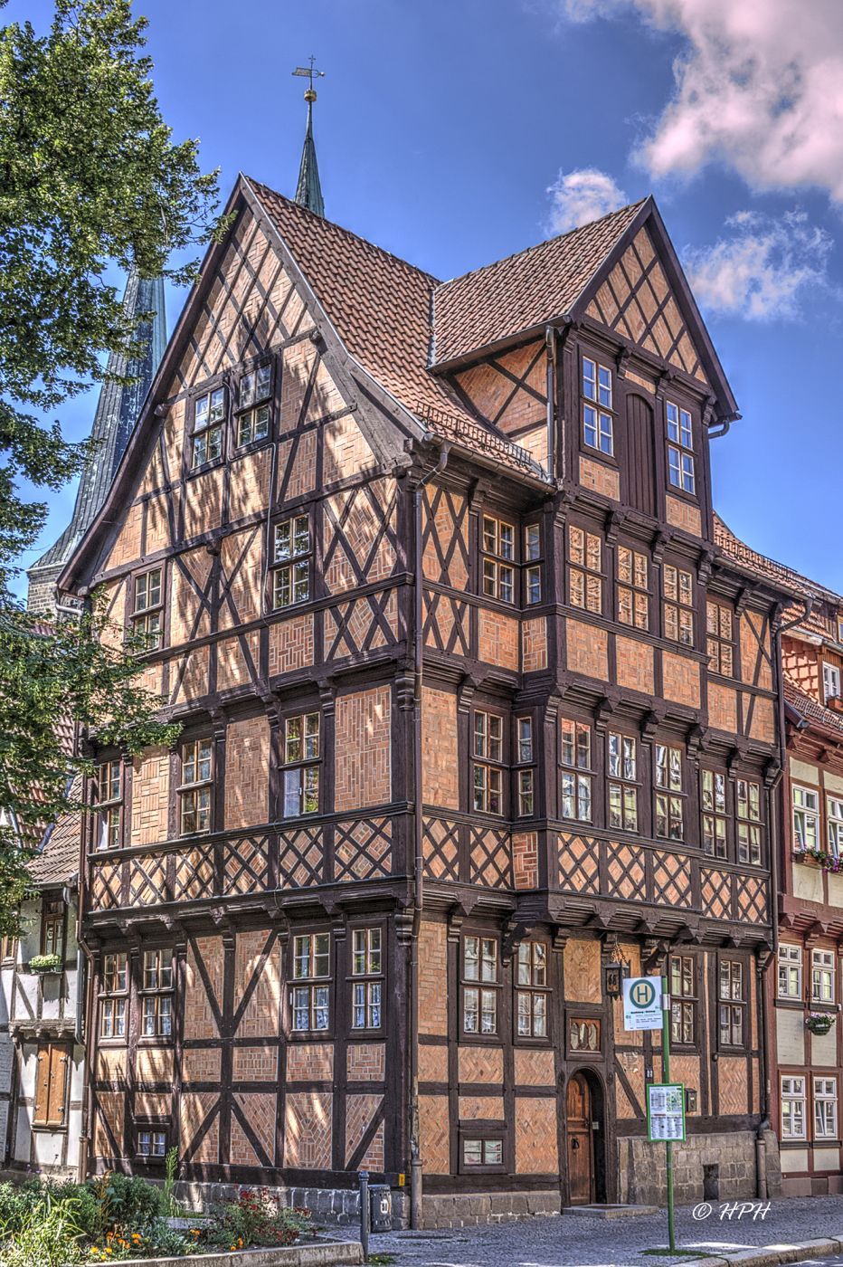 Half-timbered houses in Quedlinburg, Germany