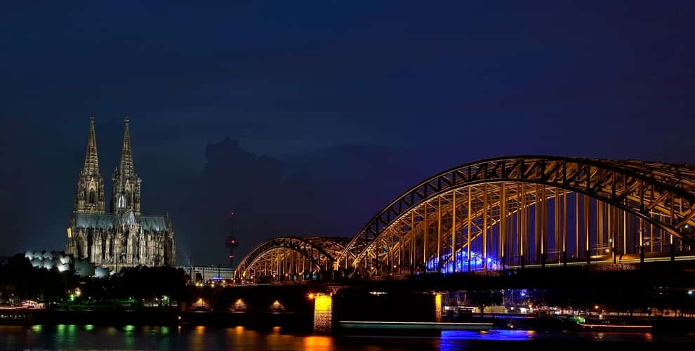Hohenzollern Bridge with Cologne Cathedral, Cologne