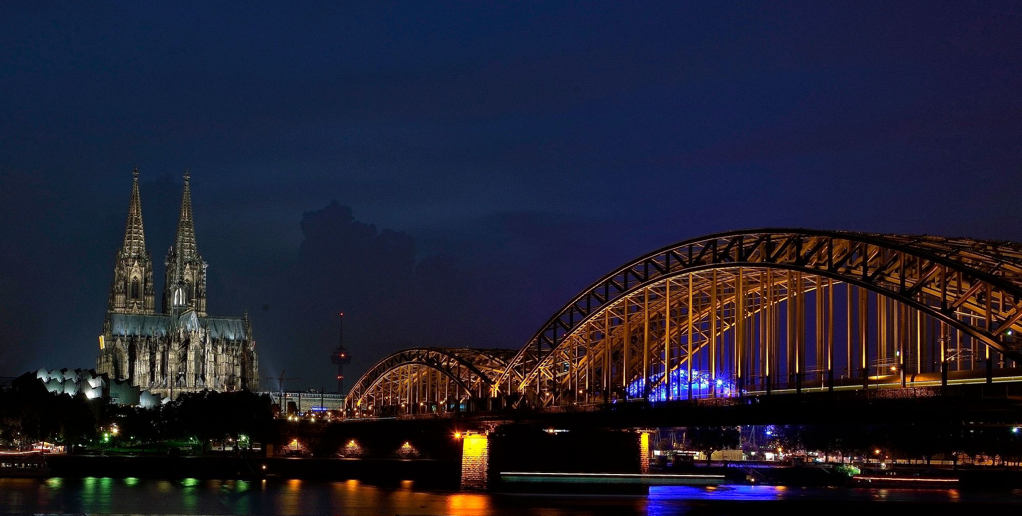Hohenzollern Bridge with Cologne Cathedral, Cologne, Germany